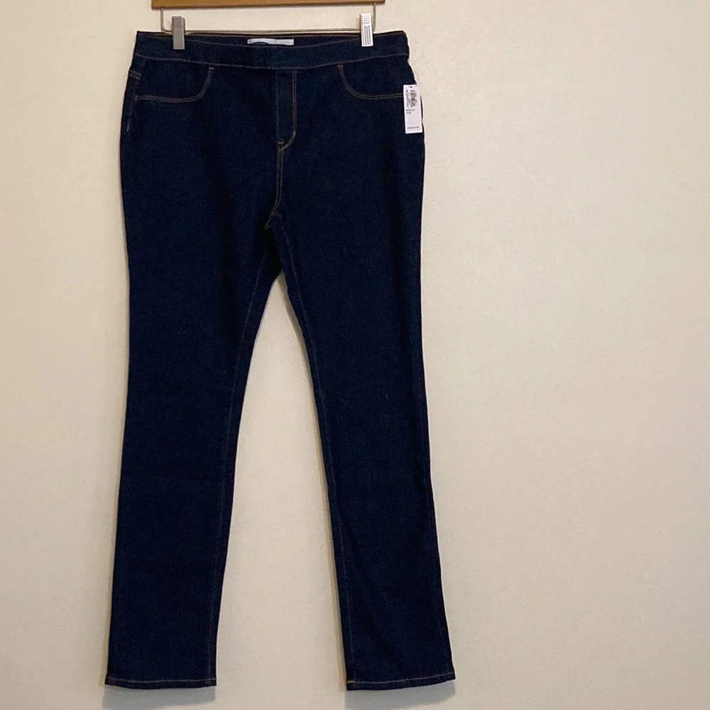 NWT Girls size XXL 16 Plus Old Navy Pull On Skinny Blue Jeans built in tough